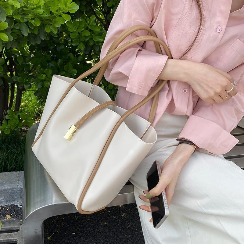 SweetSally - Angio Tote Bag Tas kuliah Cewek Korea ( Pita Twilly dijual terpisah )