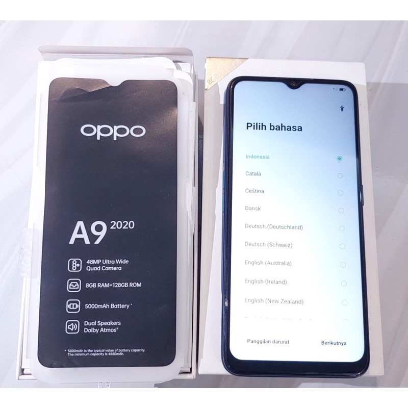 OPPO A9 2020 8/128GB (Second Mulus)