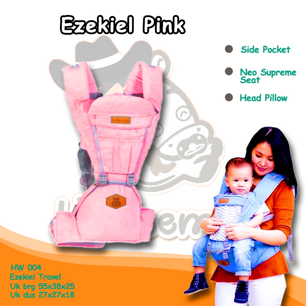 Pink Hipseat Baby Carrier Gendongan Bayi Holywings