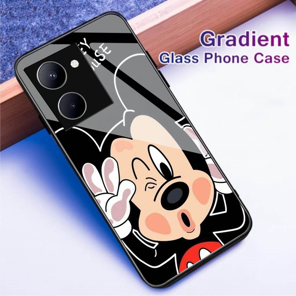 (Q03) Softcase Realme C33 - Softcase Kaca Realme C33 - Case Aesthetic Realme C33 - Case keren Realme