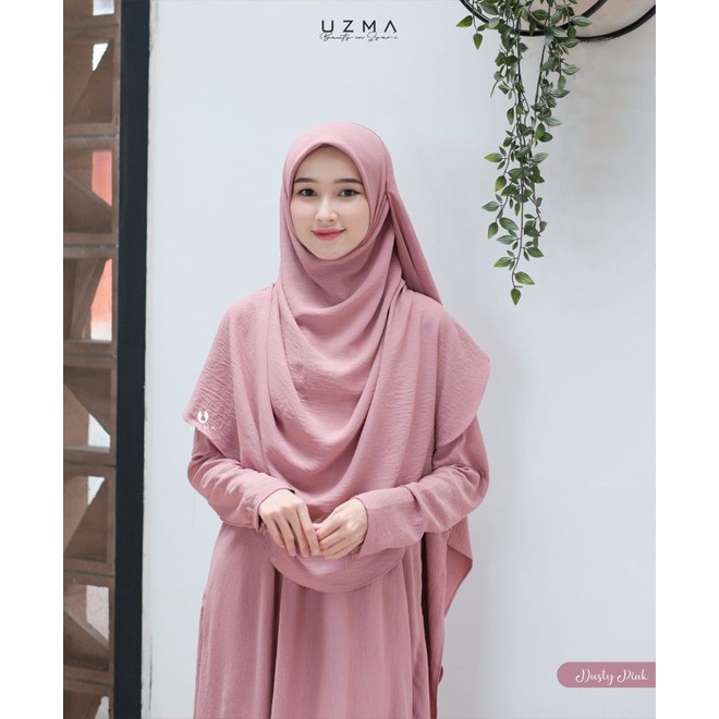 Mecca Shawl || pasmina syar'i || pasmina crincle || Mecca Shawl by Uzma || pasmina uzma hijab ori