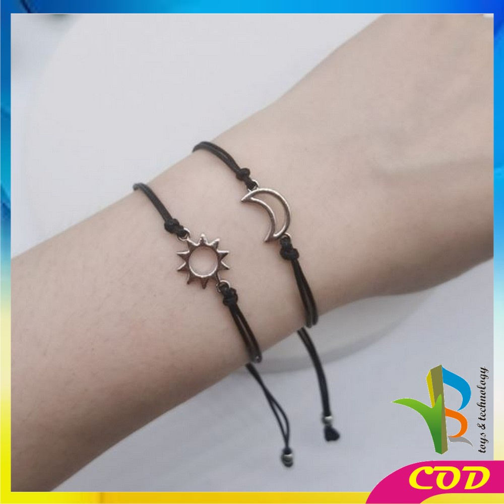 RB-K65 Gelang Tali Persahabatan Anyaman Korean Fashion Gelang BFF Gelang Pasangan Sahabat Gelang etnik