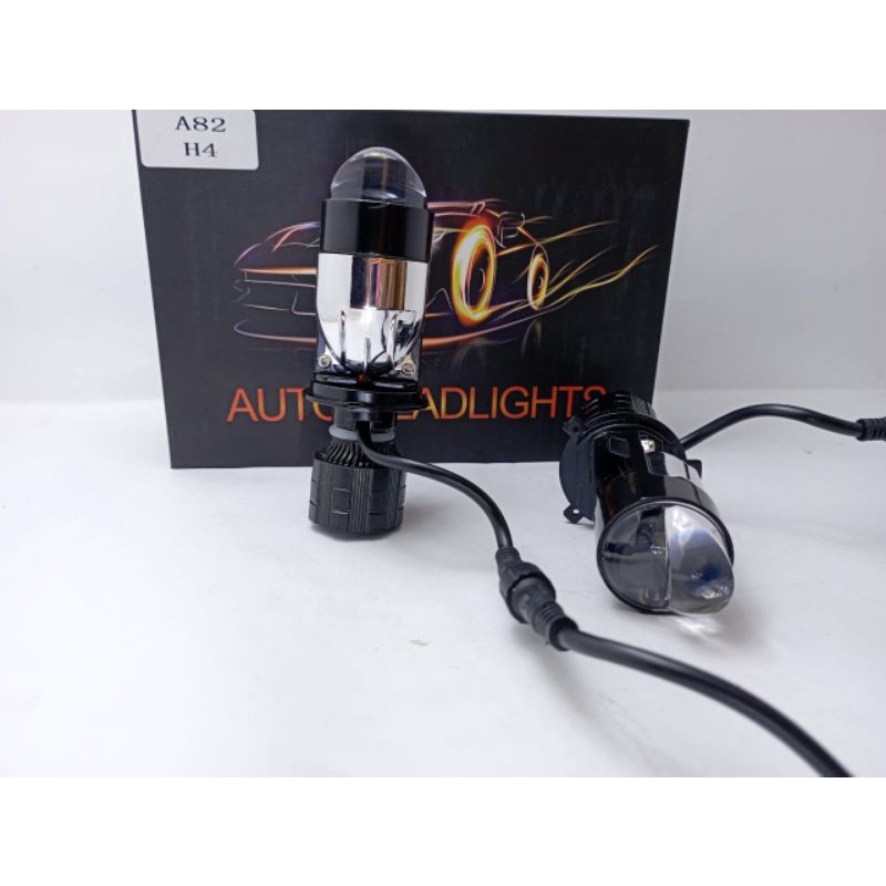 Lampu LED  Y7 Projie H4 Mini Projector Lens Lensa Mobil Motor -  Y8 -H4