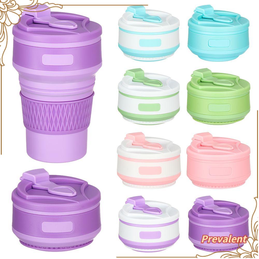 Preva 350ML Collapsible Silicone Cup Drinkware Tempat Minum Outdoor Minum Sport Botol Foldable Cangkir Air