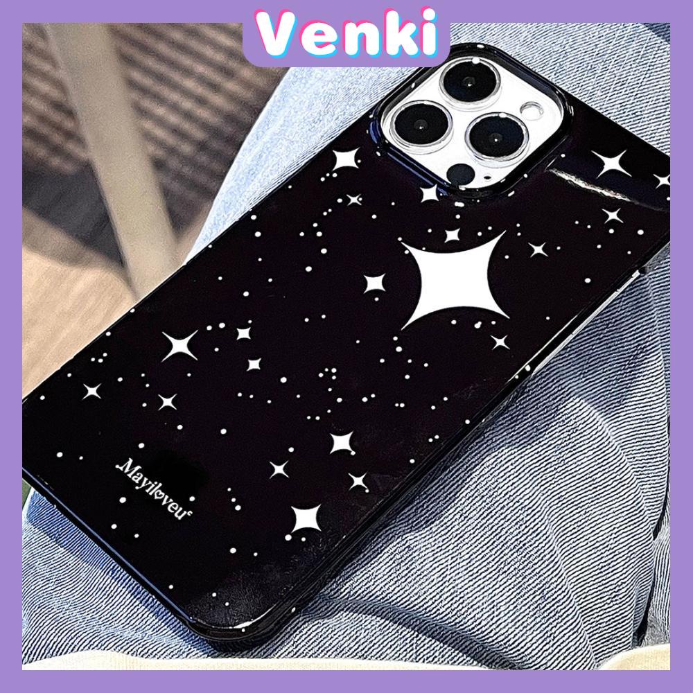 Case iPhone 14 Pro Max Soft TPU Candy Case Twinkling Star Glossy Black Case Camera Protection Shockproof For iPhone 13 12 11 Plus Pro Max 7 Plus X XR