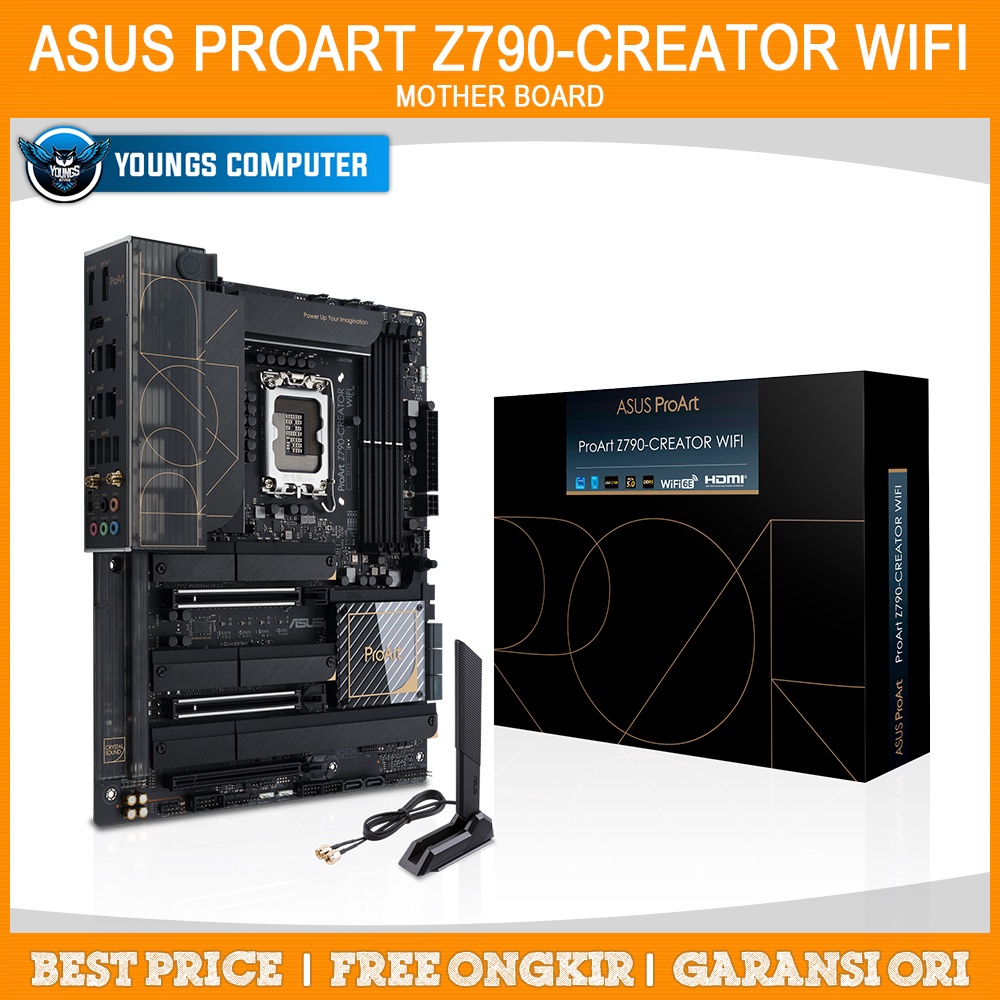 ASUS PROART Z790-CREATOR WIFI | MOTHERBOARD INTEL LGA1700 DDR5 ATX