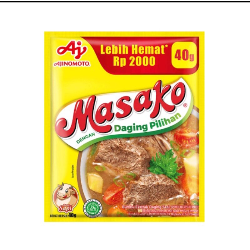 masako 40gr kemasan 2000 pelengkap masakan