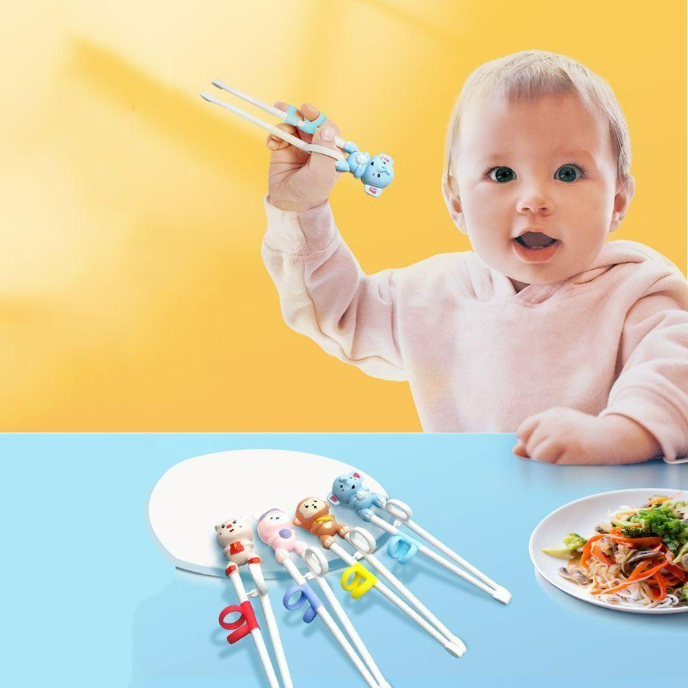 Sumpit Belajar Nanas Kartun Bayi Anak Pemula Chopstick