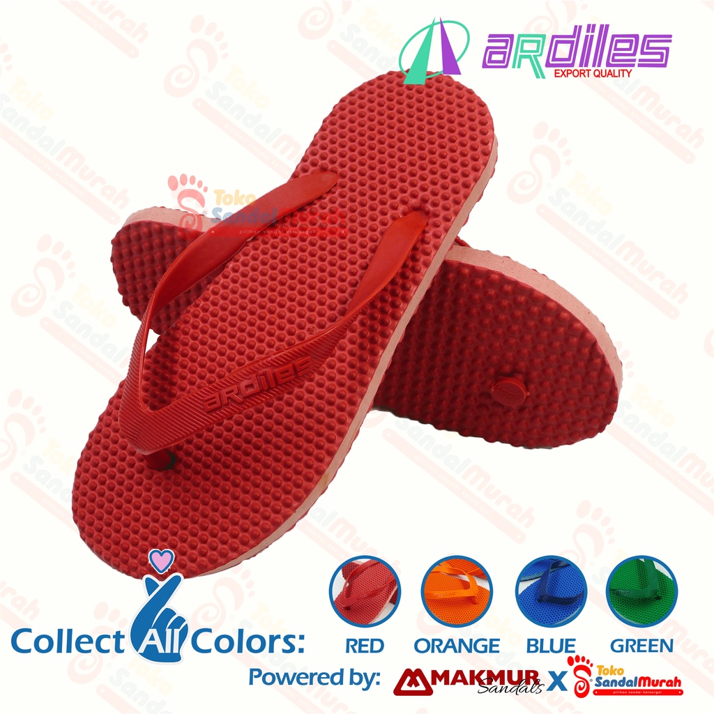 Toko Sendal Murah - Sandal Jepit Ardiles Duri / Sandal Karet Wanita Pria Dewasa / Sandal Jepit Murah Nyaman / Sandal Jepit Sehari - Hari / Sandal Jepit Warna - Warni / Sandal Jepit Rematik [Toko Sandal Murah M 04 Ardiles DD Duri]