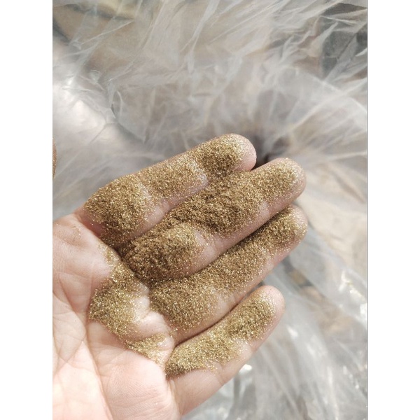 SERBUK GLITTER DEEP GOLD KODE A6 PER 25 GRAM