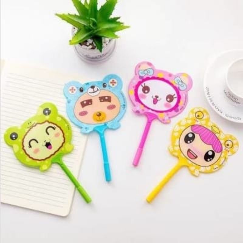 

Pena Pulpen Gel Kipas/ Pena Kipas Animal & Buah/ Pulpen Kipas Karakter Pena Kipas Cartoon Souvenir Lucu