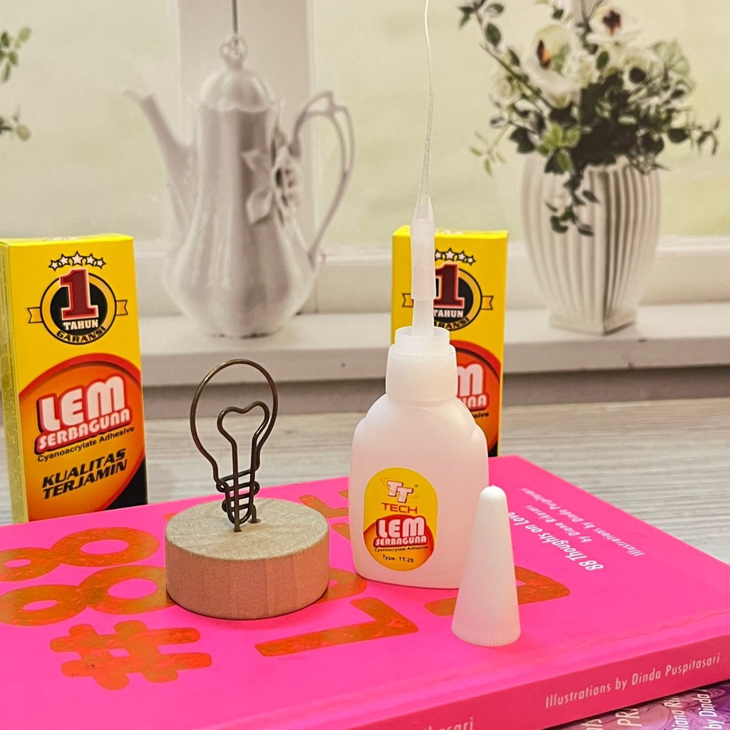 LEM BESI KOREA 20 ML SUPER GLUE KUAT PERALATAN KANTOR BENGKEL TERMURAH GLUE TECH KUALITAS TOP TERBAIK READY GROSIR DAN COD