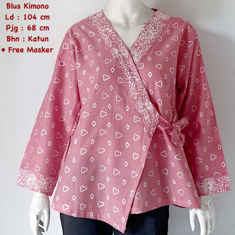 Blus kiimono batik  solo