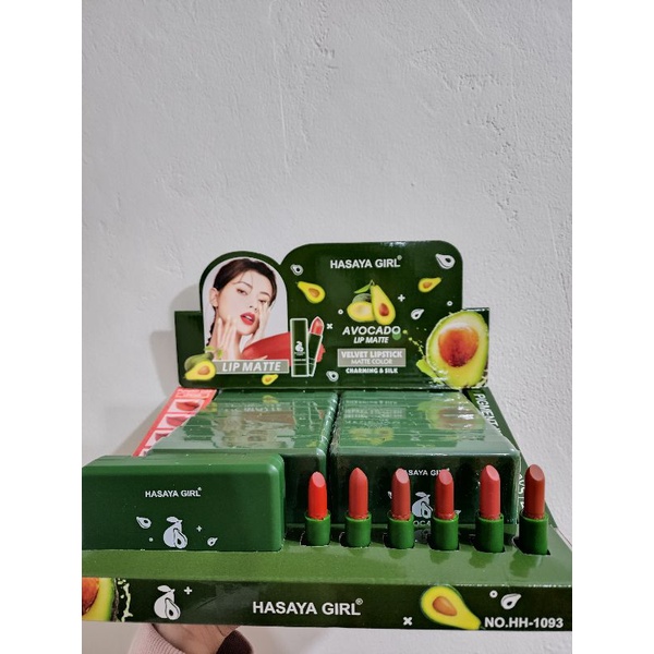 [ PER PAPAN 6PC ] HASAYA AVOCADO LIPMATTE PAPAN