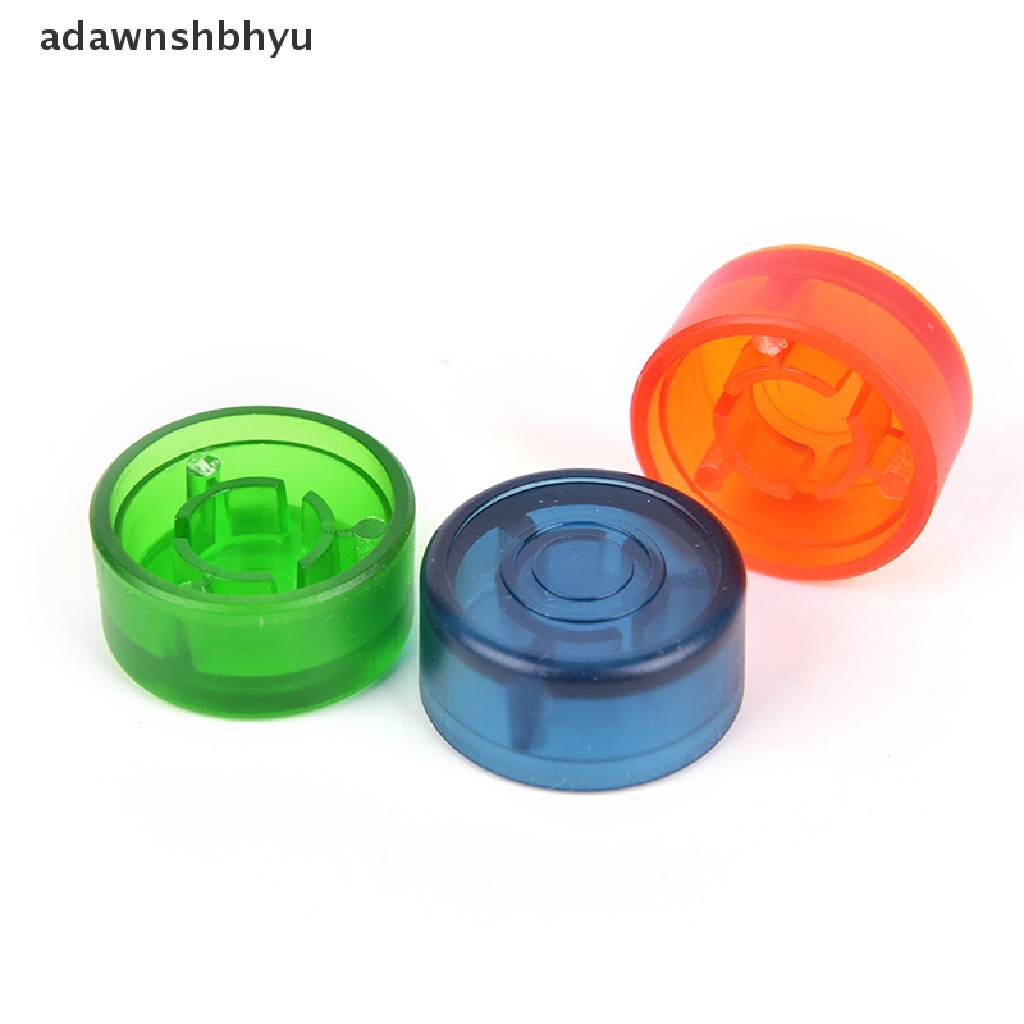 Adawnshbhyu 10pcs Topper Footswitch Warna Acak Bumper Bahan Plastik Untuk Pedal Efek Gitar ID