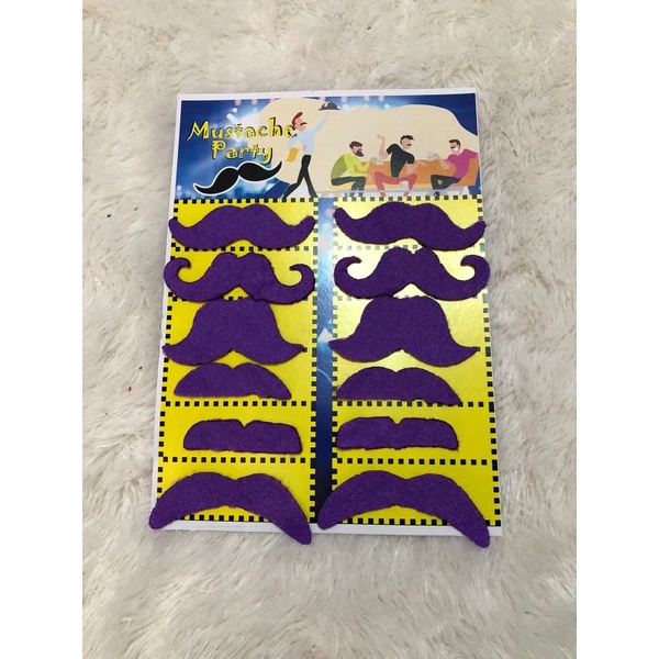 Grosir Kumis Palsu Tempelan Aksesoris Fashion Natal | Kumis Fashion