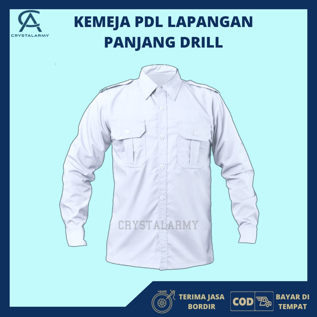 Kemeja Pdl Lapangan / Kemeja Pdl / kemeja Kerja Pria / Kemeja formal / Kemeja Amerikan Drill