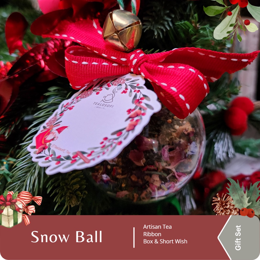 

Snow Ball Tealosofi - Souvenir Gift Wedding Hampers Christmas Birthday