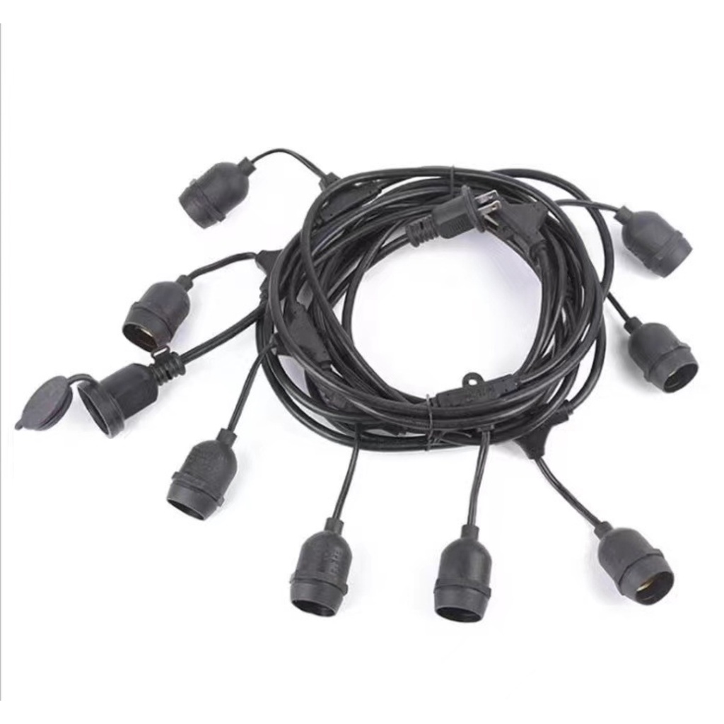 Kabel Fitting Lampu Cafe Gantung Outdoor 5meter 10meter filamen lampu