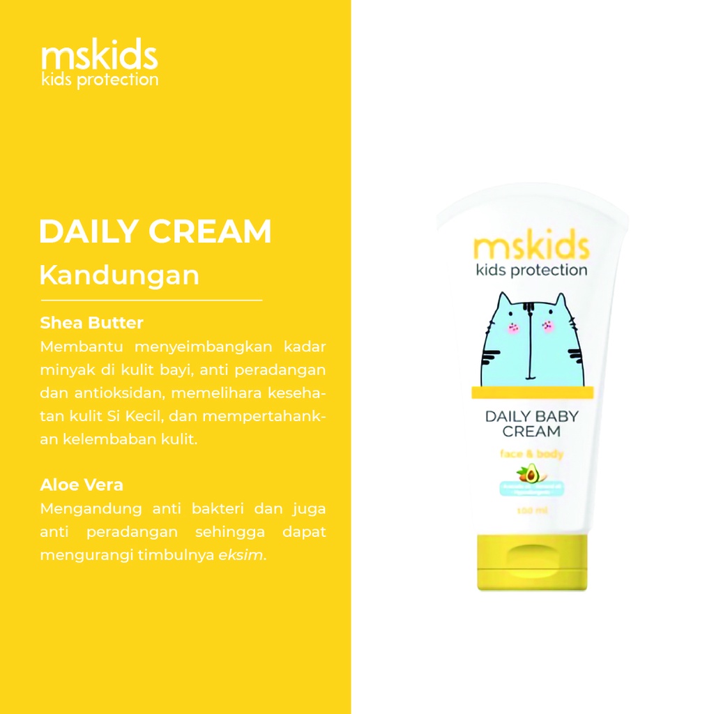 MS Glow Kids Original Daily Cream MS Kids by ms.officialbandung