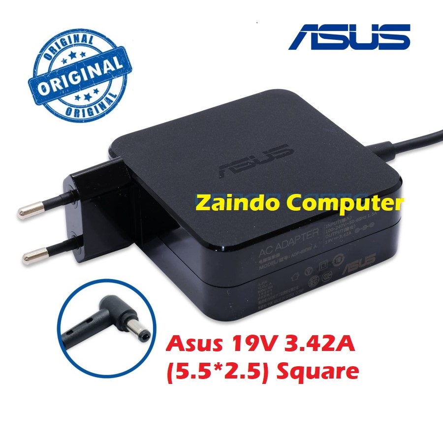 ORIGINAL ADAPTOR ASUS 19V 3.42A (5.5x2.5MM) A45 A45A A45V X45A X45U X45C A45VD A45VG A45VM A45VS