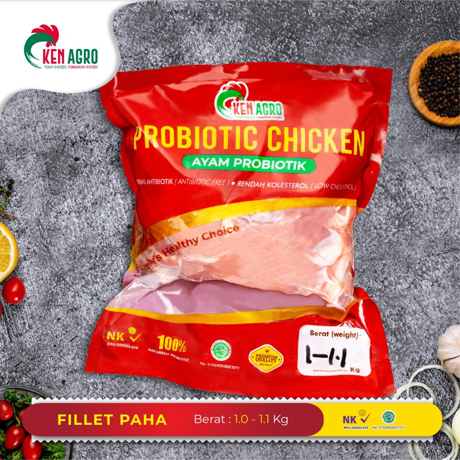 

HarvestMoon Ayam Negri/Broiler Organik Probiotik Fillet Paha 1kg