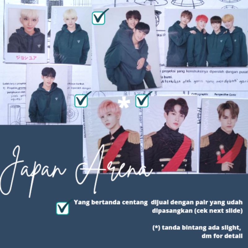 Seventeen Japan Arena Tour JAT Trading Card Official Jeonghan Joshua DK Vernon Mingyu Seokgyu Perfor