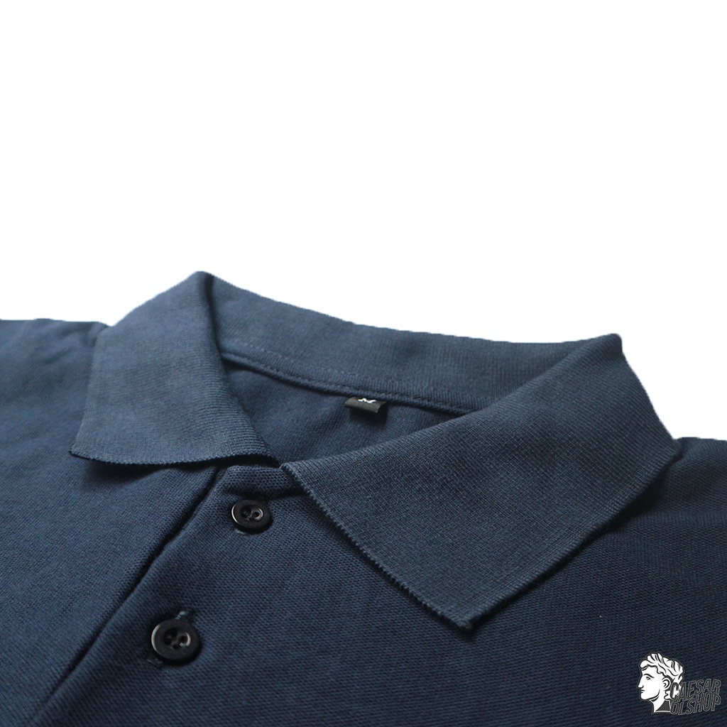 CaesarOlshop - Polo Shirt  | Kaos Polos Pria - Navy