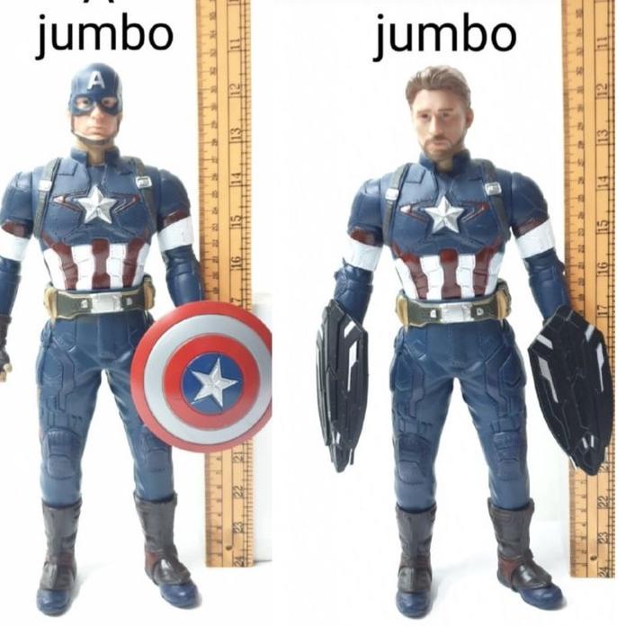 (S-X-R-☎) AVENGERS ACTION FIGURE SUPER HERO JUMBO SPIDERMAN SUPERMAN THOR HULK IRON MAN CAPTAIN AMER