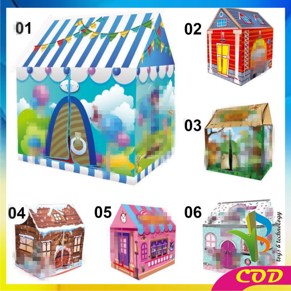 RB-M12 M113-114 Mainan Tenda Rumah Rumahan Anak Playground Playhouse Camping Anak / Tenda Mobil