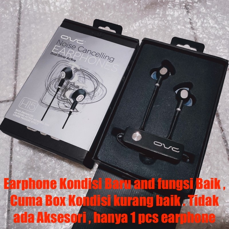 Recommended OVC H15 Active Noise Cancelling Earphone HiFi Headset ANC