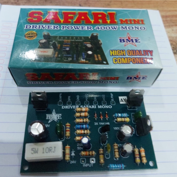 kit driver power safari 400watt BME super komponen bagus