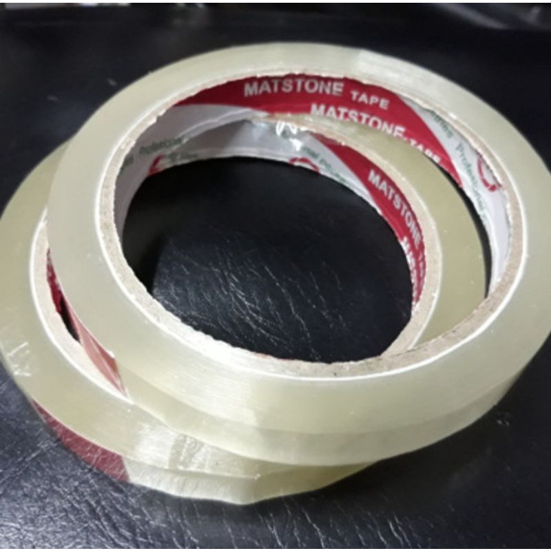 

Isolasi 1/2 inch x 72 yard ( 65 meter ) merek matstone solasi bening