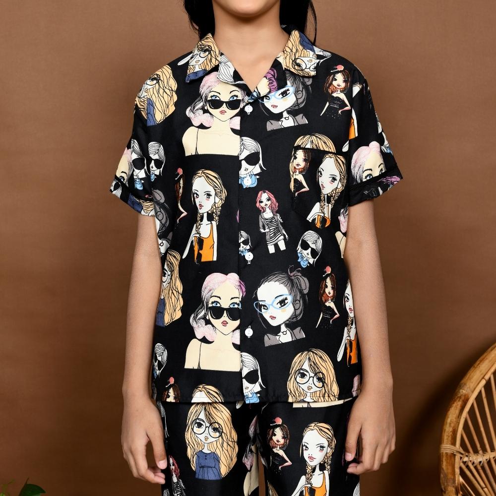 Cleopatra Piyama Anak Perempuan 8 - 12 Tahun ( Junior Edition ) Motif Karakter / Setelan Baju Tidur - Part 1