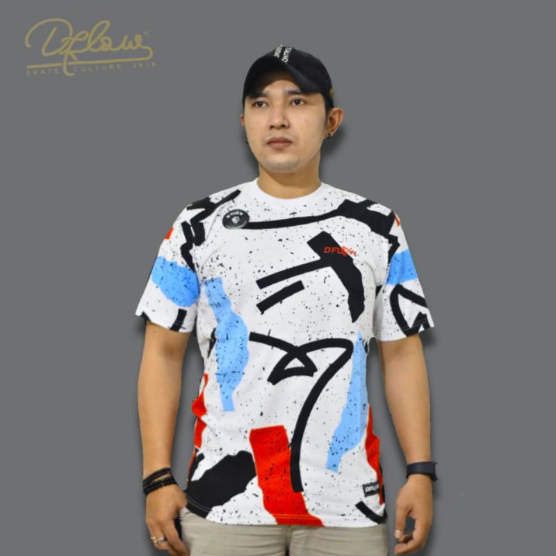 KAOS PRIA D'FLOW FREE STICKER