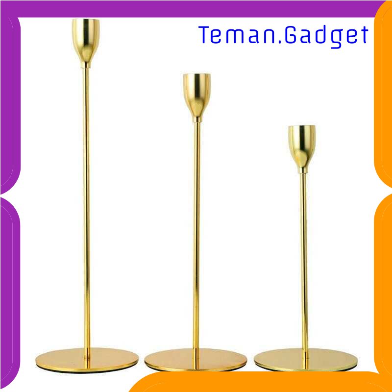 TG - DPR Faroot Holder Lilin Candle Romantic Dinner Decoration 3 PCS - C-11