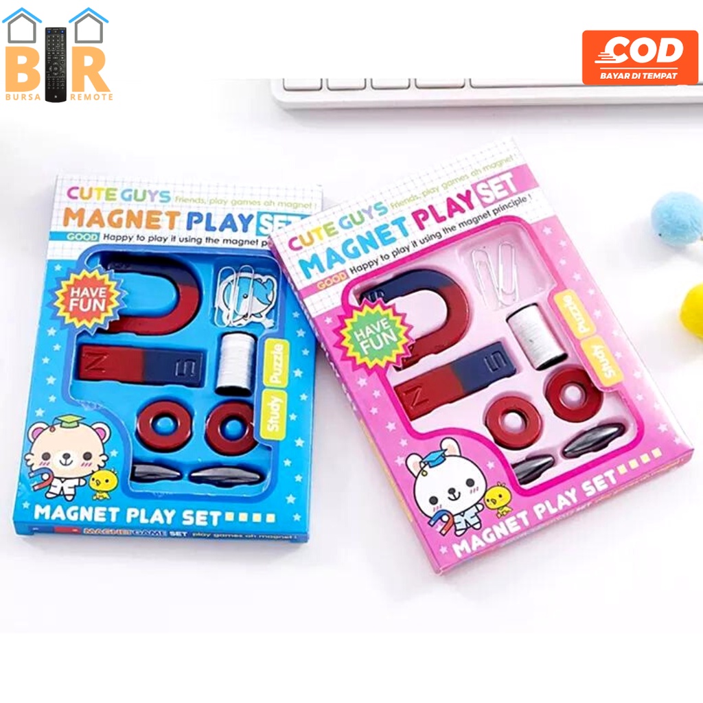 Magnet Mainan Edukasi Anak 10 Pcs Play Set U I O