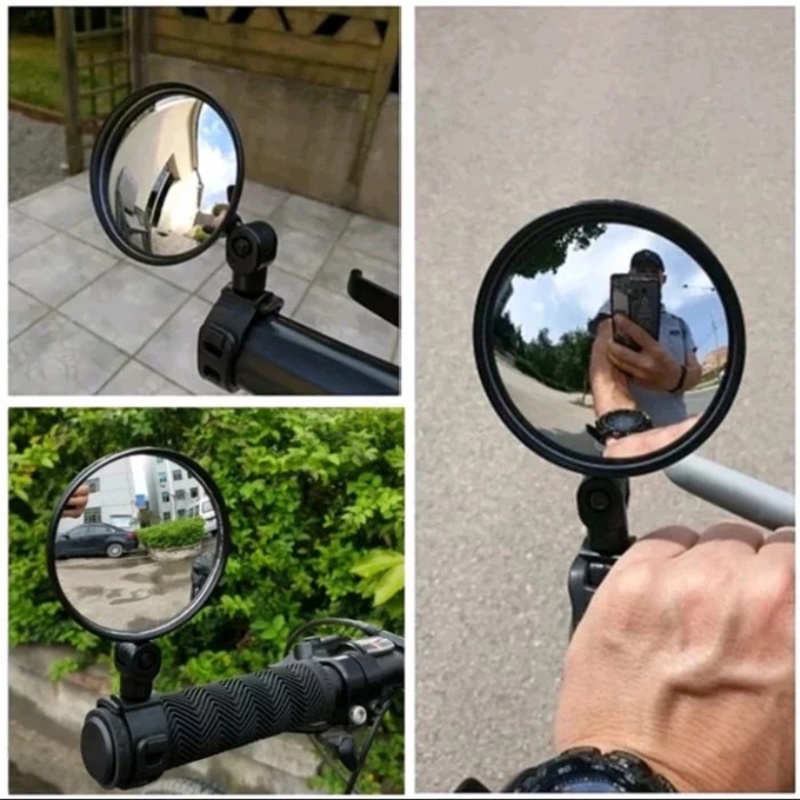 Kaca Spion Sepeda Rotasi 5 CM Adjustable Back Mirror