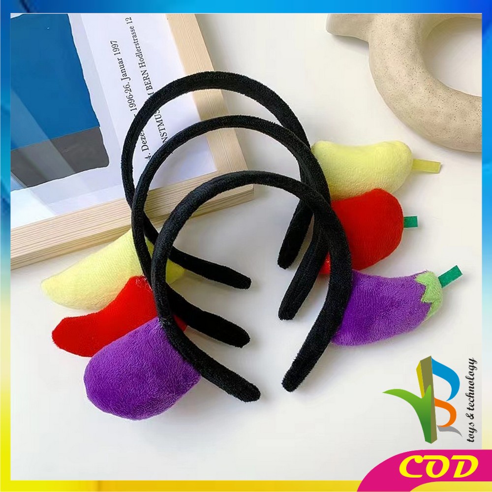 RB-C489 Bando Bentuk Ikan Wortel Akseskoris Rambut  Korean Style Wanita / Bando Cosplay Anak Perempuan Lucu / Bando Korea