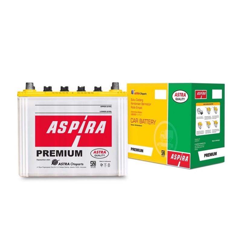 Aki Premium ASPIRA NS70 (65 Ah) untuk Panther Series, Elf NKR 66, Borneo (F Series), L-300 (D) Serie