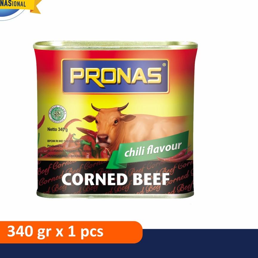 

7.7 SALE PRONAS Kornet Sapi Chili (Kemasan Kaleng EOE) 340 g