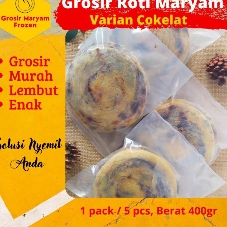 

TERMURAH ROTI MARYAM / COKELAT / ROTI CANAI / CANE / FROZEN FOOD / GROSIR / MAKANAN BEKU / CAMILAN SNACK / 1 PACK 5 PCS / MURAH ♫ 852