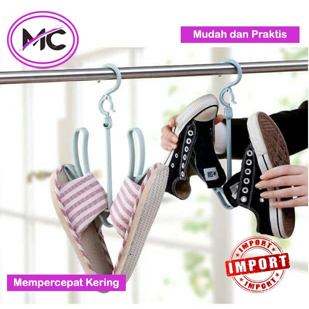 Gantungan Sepatu Sandal Plastik Gantung Hanger Sepatu Dan Sandal Gantungan Sepatu U Hanger Jemuran Pengering sepatu Gantungan Jemuran Sepatu Sendal Shoe Hanger Gantungan Jemuran Serbaguna