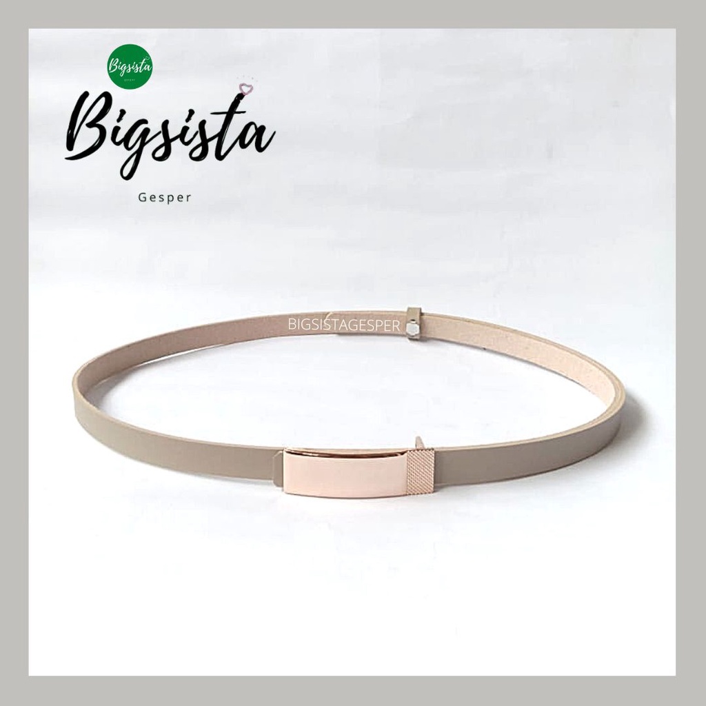 Ikat Pinggang Jumbo Wanita Untuk Gamis Gaun Dress Aksesoris Fashion Gesper Tali Belt Cewek Kecil Ukuran Panjang Big Size Oversize Perempuan