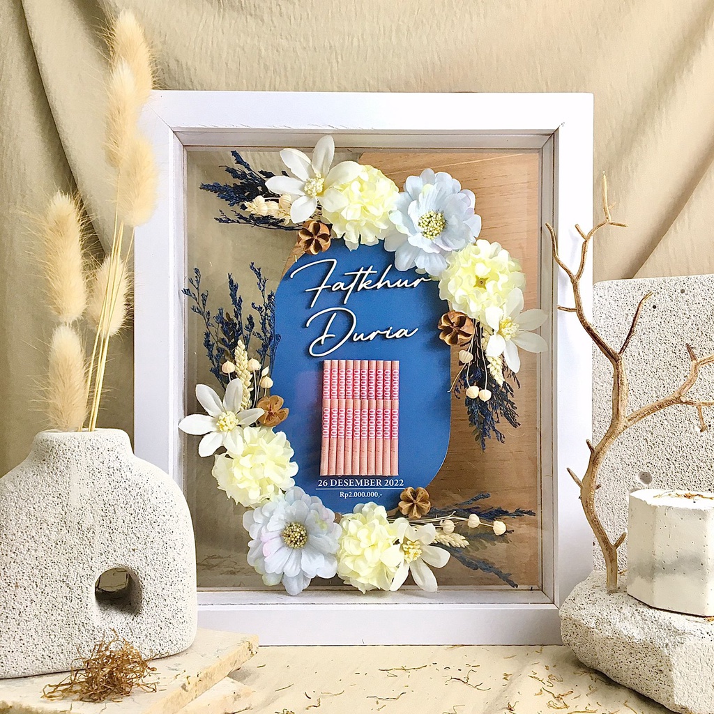 MAHAR RUSTIC 20X25 CUSTOM PIGURA TRANSPARAN KADO HADIAH UNTUK BESTIE | KADO COWOK | HADIAH CEWEK | K