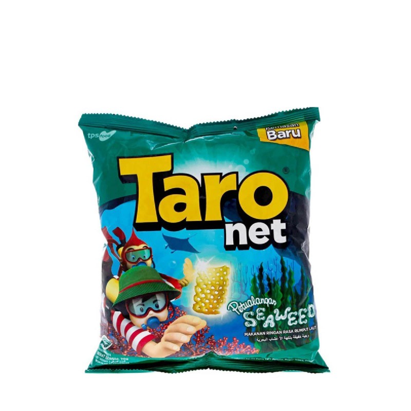 

Taro Net Seaweed 9 Gram dan 65 Gram - Snack Taro