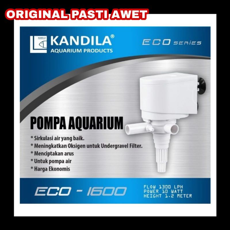 Power Head Waterpump Aquarium kandila eco 1600 pompa air