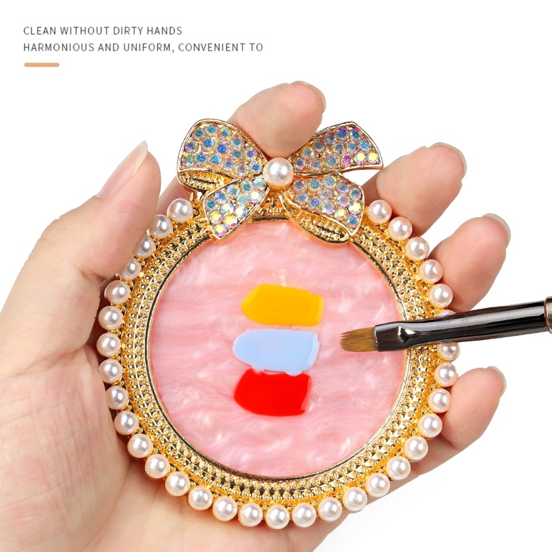 Siy Resin Nail Art Palet Lukisan Kuku Palet Makeup Palet Polandia