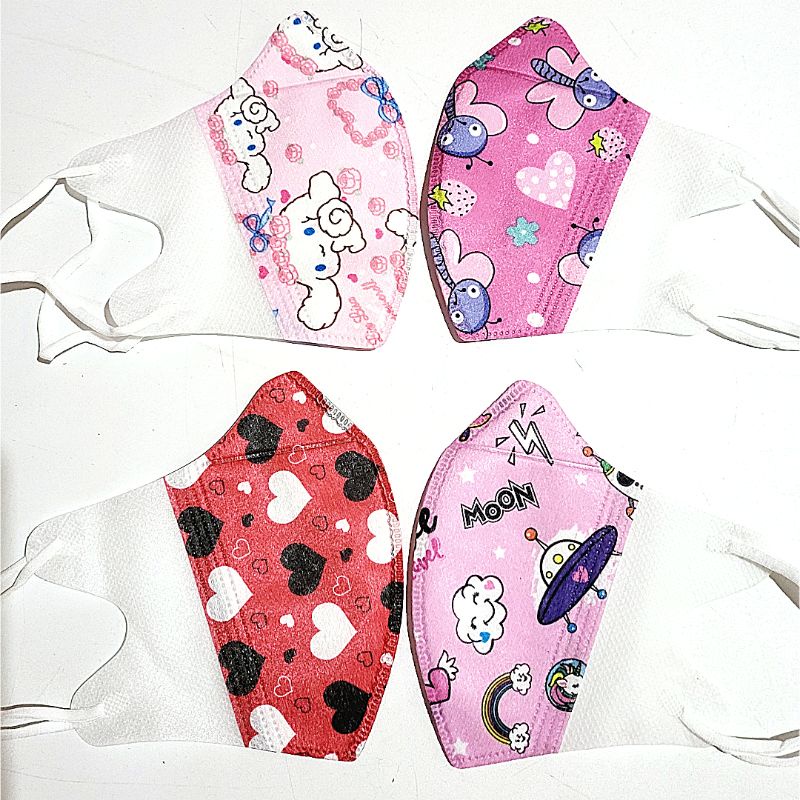 MASKER DUCKBILL ANAK MOTIF ISI 10PCS PREMIUM KIDS MASK