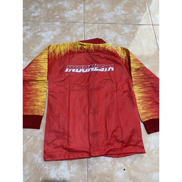 JAKET TRACTOP TIMNAS INDONESIA ANAK 4-6 TAHUN